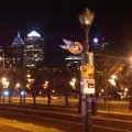 Skyline of City of Philadelphia from Fairmount section