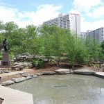 Sister Cities Park at Benjamin Franklin Parkway near Logan Square