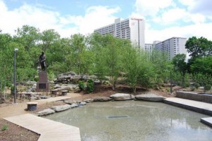 Sister Cities Park at Benjamin Franklin Parkway near Logan Square