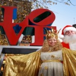 Christmas Village at Love Park