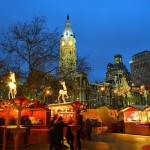 Christmas Village at LOVE Park