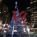 Christmas Village at LOVE Park