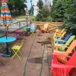 Colorful Adirondack Chairs at Spruce Street Harbor Park