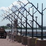 Misting Spray Devices at Spruce Street Harbor Park