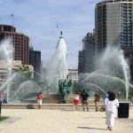Swann Fountain at Logan Square