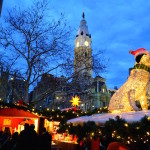 Outdoor Shopping and Decorations at Christmas Village Credit Christmas Village in Philadelphia