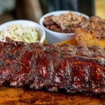 baby back rib platter courtesy of Baby Blues BBQ