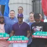 Boyz II Men Street Sign Dedication In Philadelphia