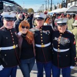 Singer And Song Writer Doreen Taylor With Color Guard