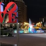 LOVE Park Statue and Fountain