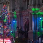 City Hall Holiday Tree On North Side of City Hall