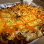 Curly's Buffalo Chicken Cheesesteak Pretzel